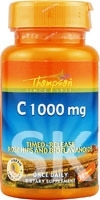 Vitaminas C su erškėtuogėmis ir bioflavanoidais - 1000mg. Pakuotėje 30 tablečių.