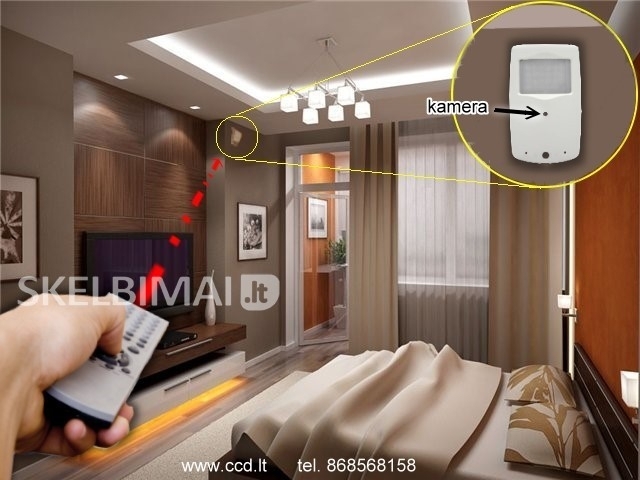 Slapta HD kamera judesio daviklyje - AKCIJA! - 135 €