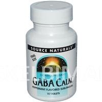 GABA 125mg (smegenų metabolizmui). Pakuotėje 10 tablečių.
