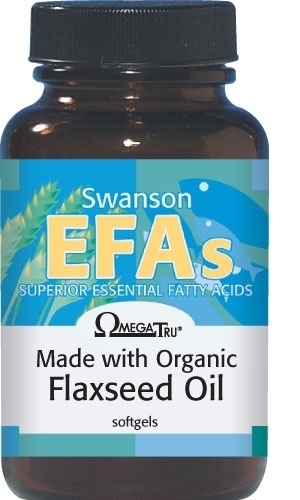 Linų sėmenų aliejus (flax seed oil) 1000mg. Pakuotėje 100 kapsulių.