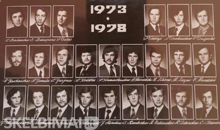 LZŪA Inzinieriu Mechaniku XXVIII laida 1973-1978m.