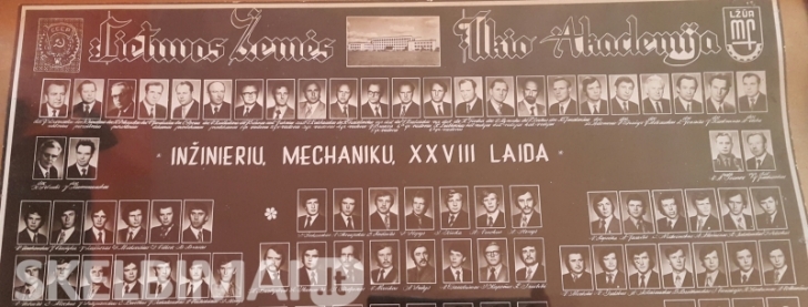 LZŪA Inzinieriu Mechaniku XXVIII laida 1973-1978m.