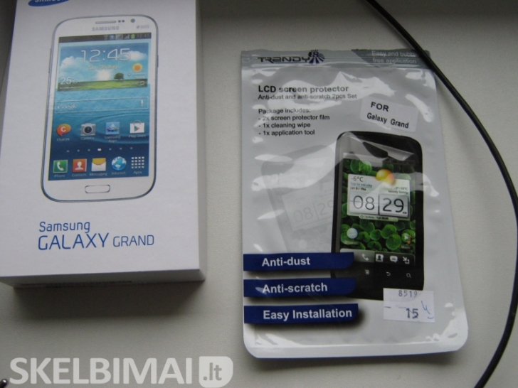 Samsung Grand Duos (2 kortelių palaikymas) telefonas