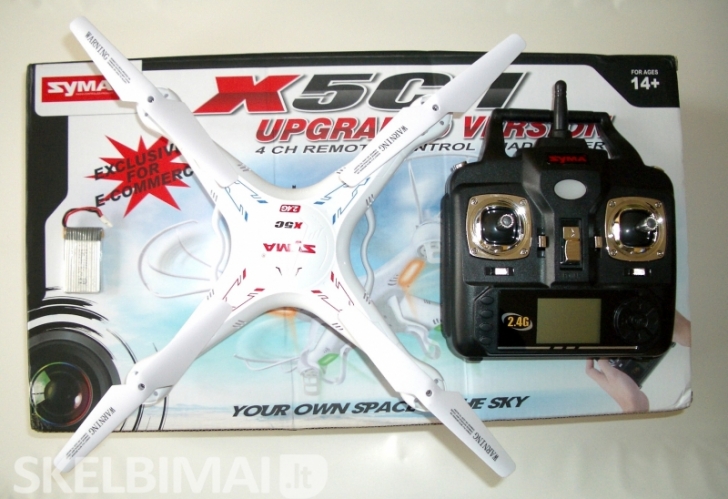 Naujas originalus dronas SYMAx5C SU HD VIDEO KAMERA