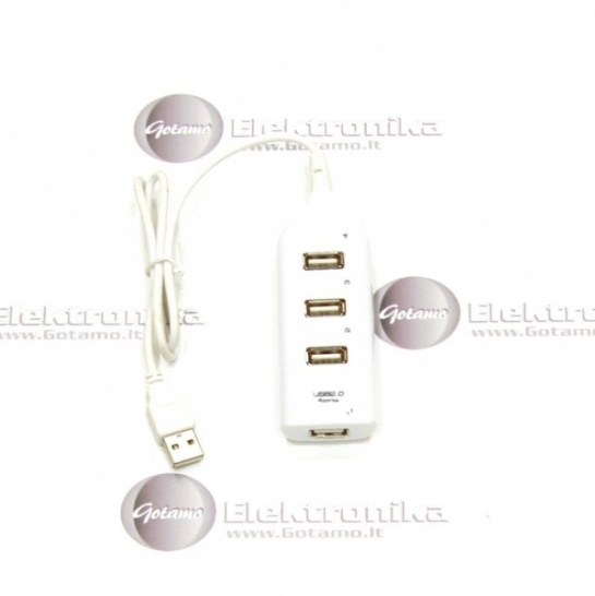 USB šakotuvai HUB 4 lizdų iš www.gotamo.lt