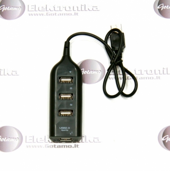 USB šakotuvai HUB 4 lizdų iš www.gotamo.lt