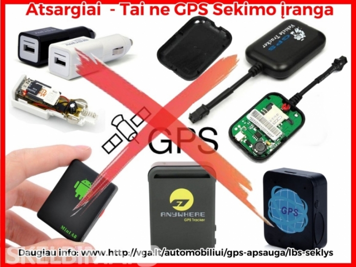 GPS seklys+Sekimo Web serveris