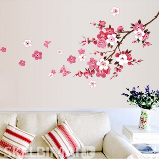 Sienos lipdukas "Sakura Flower", 100x40cm