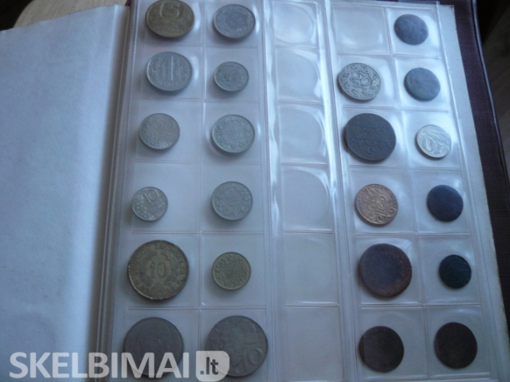 Parduodu įvairių pasaulio šalių monetas. Tel. 8 - 605 45548...