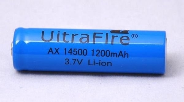 Naujas akumuliatorius UltraFire 14500 Li-ion