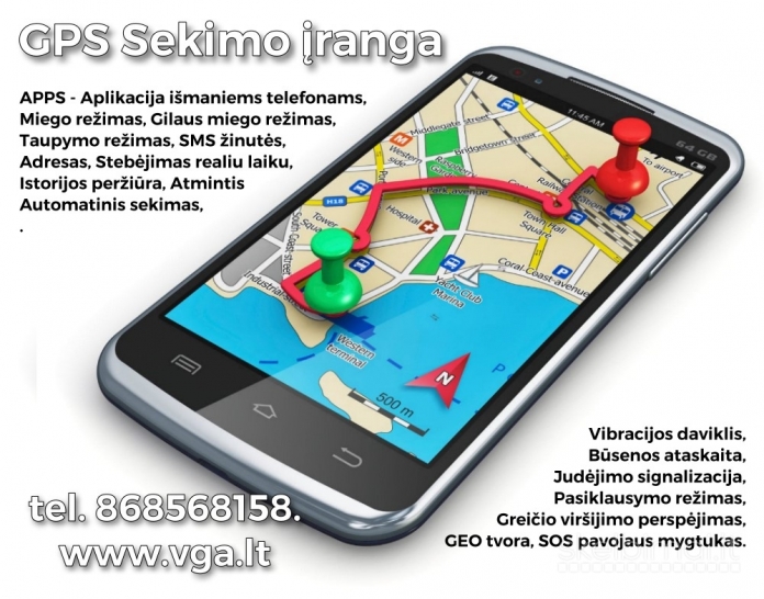 www.vga.lt - GPS Sekimo iranga