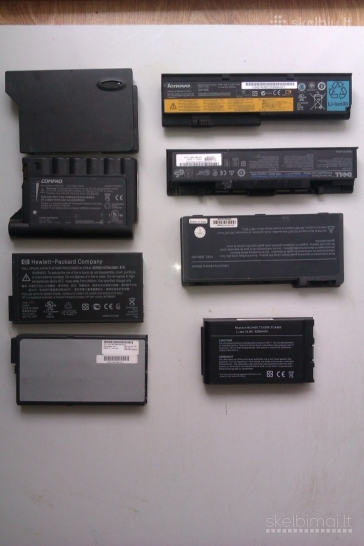 Nešiojamam: SO RAM DIM DDR1; DDR2; DDR3 ir SD-RAM; CPU ir HDD