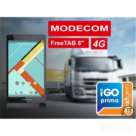 MODECOM FREETAB 8015 8" 4G + NAVIGACIJA+TELEVIZIJA 