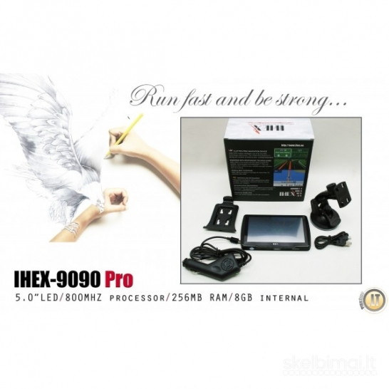 IHEX-9090 PRO NAVIGACINĖ SISTEMA 