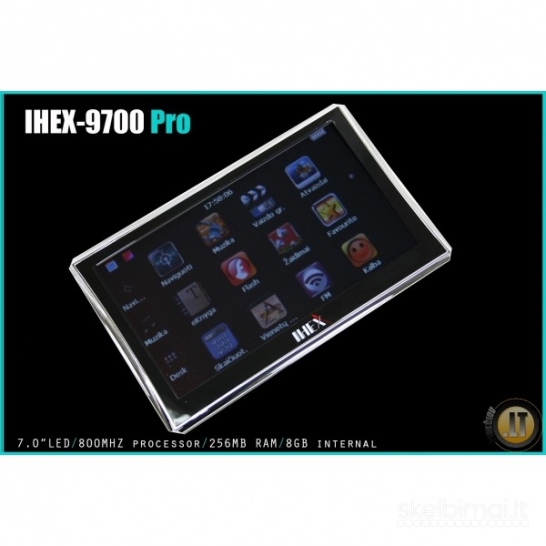 IHEX-9700 PRO NAVIGACINĖ SISTEMA