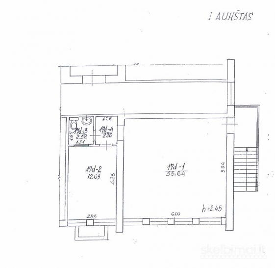 BIURO – PARDUOTUVĖS PATALPOS, Ežero g. 8, Šiauliai