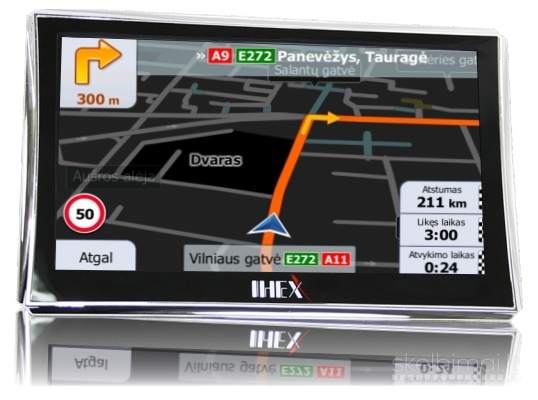 IHEX-9700 PRO GPS NAVIGACINĖ SISTEMA / TRUCK/AUTO