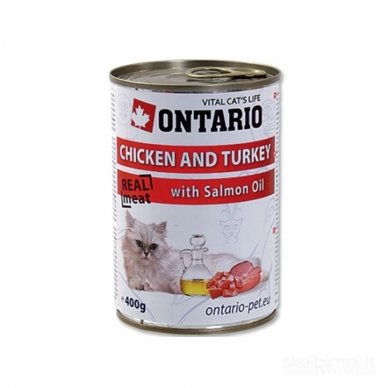 Superpremium ONTARIO šunų ir kačių maistas