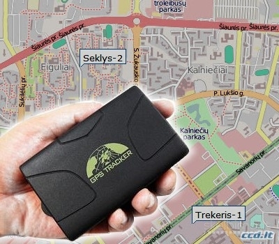 Gps seklys - 60 dienų autonominis veikimas