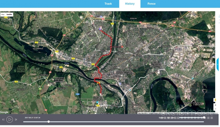 GPS SEKLYS - 360 Dienų autonominis veikimas