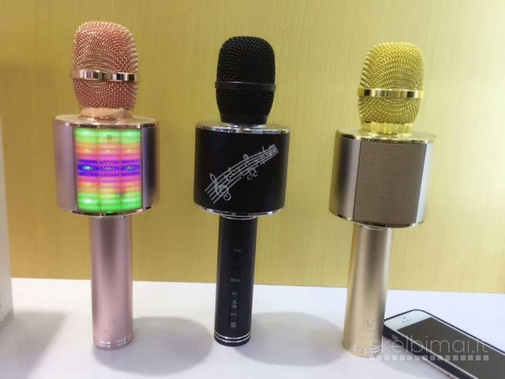 Karaoke bevieliai mikrofonai + AKCIJA telefonų, tab laikikliai pigiau!