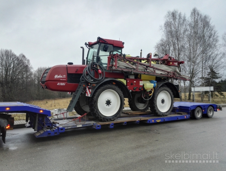 Traktorių,kombainų,žemės ūkio,negabaritinių krovinių,transportavimas pervežimas