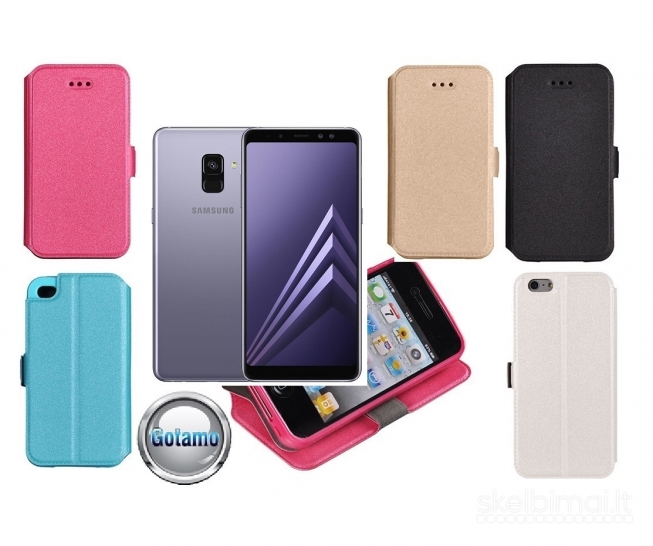 Slim Diary dėklai Samsung Galaxy A8+ (2018) telefonams www.gotamo.lt