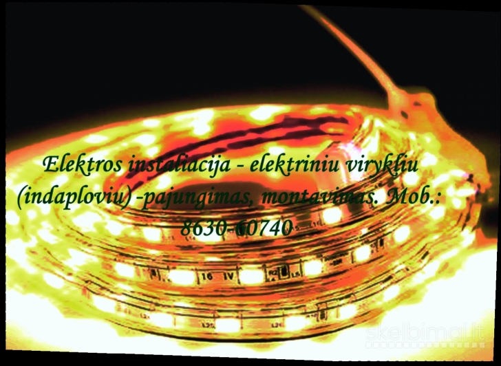 Elektrikas Vilniuje - Elektros darbai + buitinės technikos pajungimas