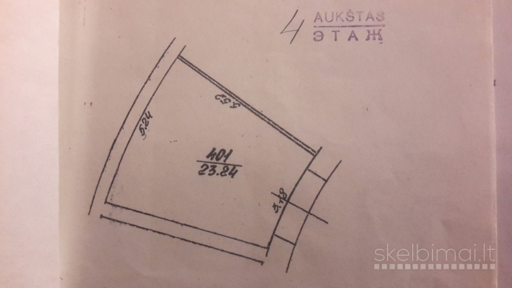 Išnuomojamas  23.24 kv.m garažas Šeškinė, Pašilaičiai, Šeškinė g. 2, 4-e aukšte