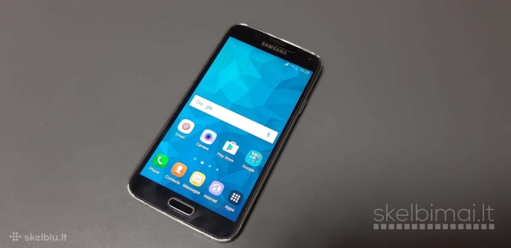 Samsung Galaxy S5 su komplektu, garantija