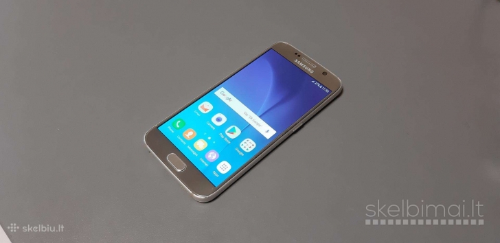 Samsung Galaxy S6, su priedais, garantija