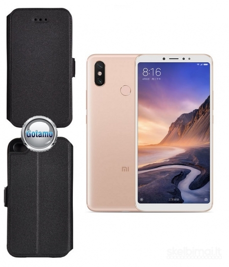 Slim Diary dėklai Xiaomi Mi Max 3 telefonams www.gotamo.lt