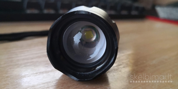 50000Lm Lumens LED Flashlight Hand Tourch Zoomable XM-L T6 11.5x3.2x2.7cm