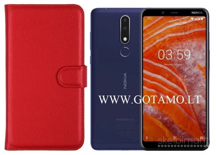 Diary Mate dėklai Nokia 3.1 Plus telefonams WWW.GOTAMO.LT