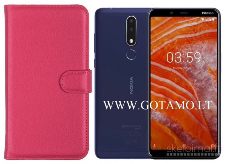 Diary Mate dėklai Nokia 3.1 Plus telefonams WWW.GOTAMO.LT