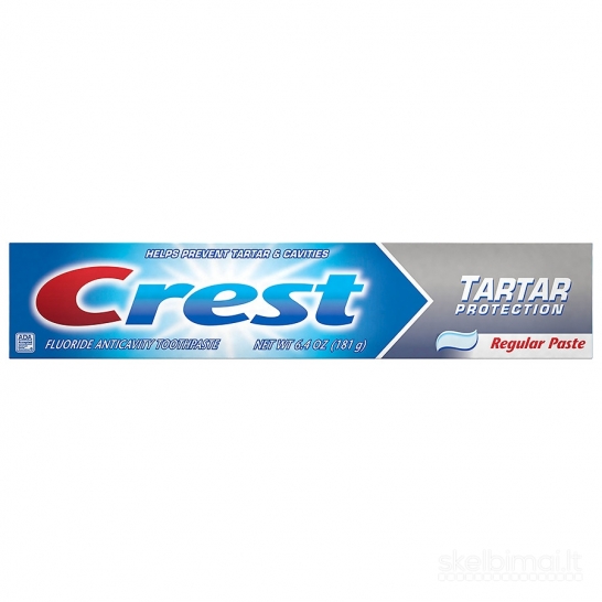 Dantų pastos, dantų balinimo juostelės Crest 