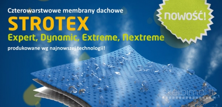 Difuzinė keturių sluoksnių plėvelė membrana Nextreme 200g 