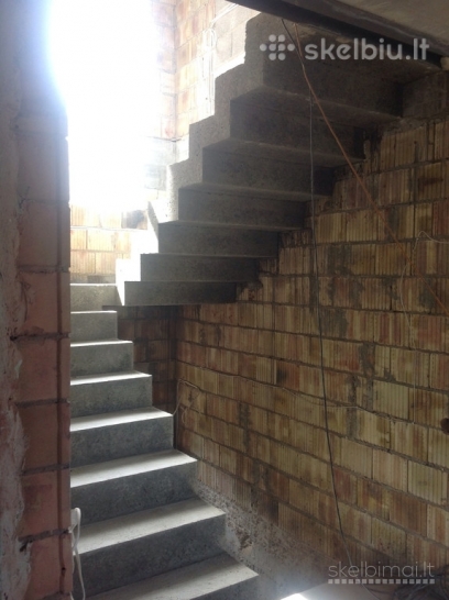 Laiptai betonavimas