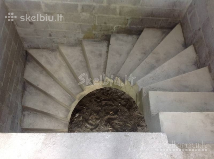 Laiptai betonavimas