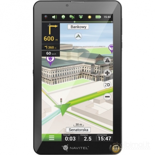 NAVITEL T700 3G + Navigacija IGO + visi GPS priedai