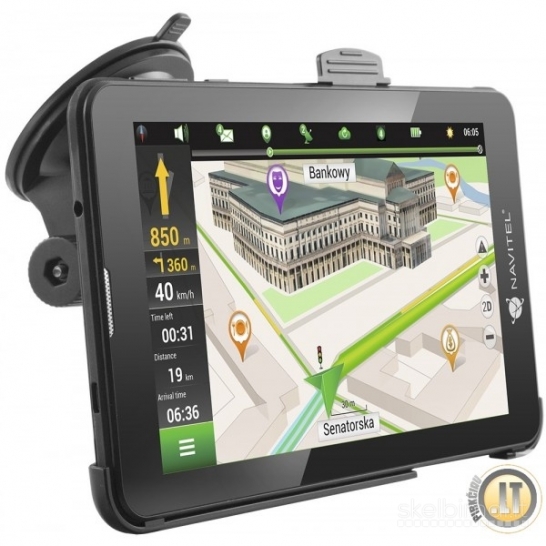 NAVITEL T700 3G + Navigacija IGO + visi GPS priedai