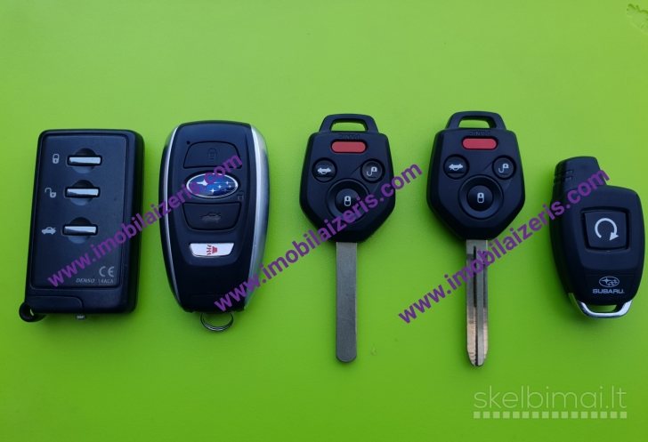 Subaru raktas subaru raktai