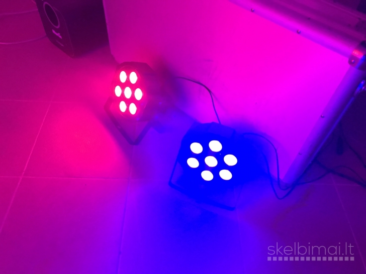 Apšvietimas renginiams Par56 ir LED Par