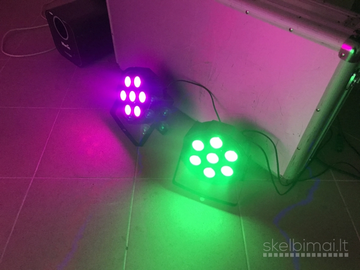 Apšvietimas renginiams Par56 ir LED Par