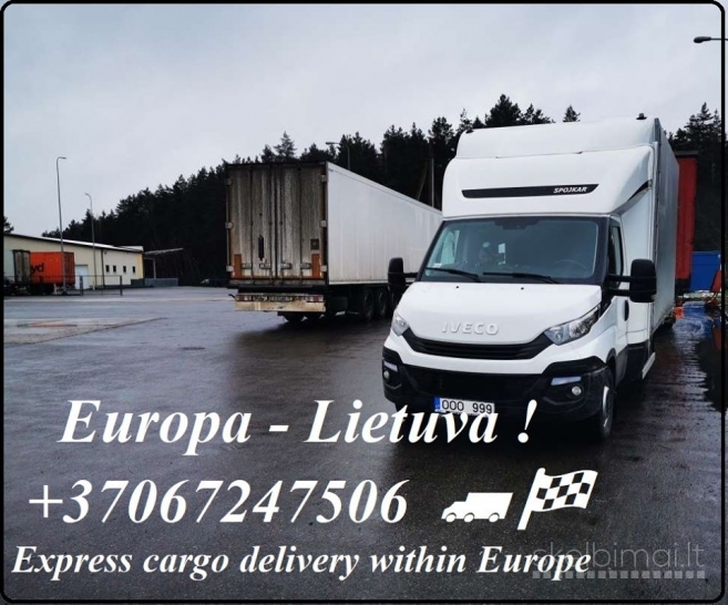 Teikiame krovinių pervežimo paslaugas Lietuvoje ir visoje Europoje