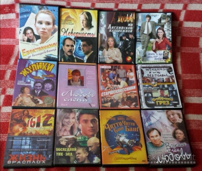 Originalūs DVD filmai rusų kalba