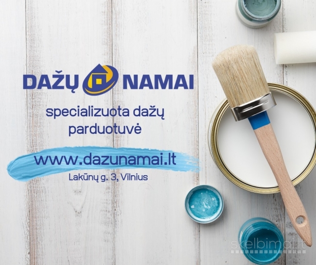DAŽŲ NAMAI (www.dazunamai.lt) – specializuota dažų parduotuvė