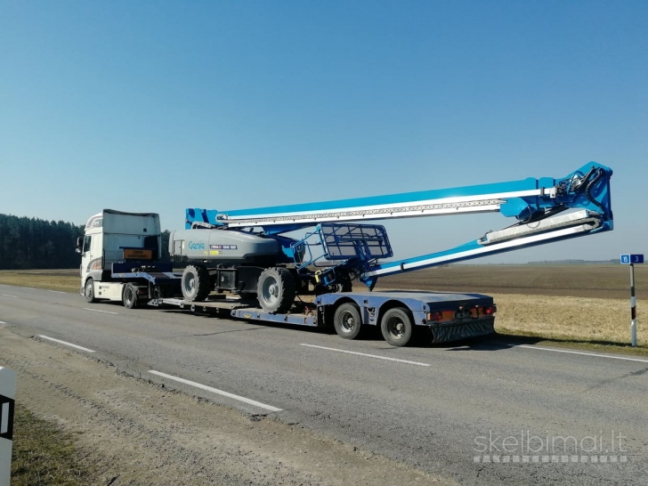 Negabaritinių krovinių pervežimas, transportavimas, gabenimas. Tralų paslaugos.