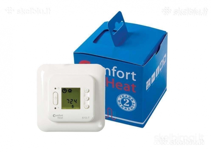Programuojamas termostatas Comfor heat C 510t su grindu jutikliu