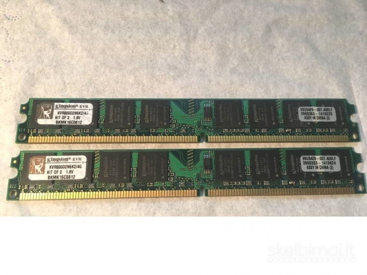 RAM‘ai stacion. PC (2 GB DDR2)